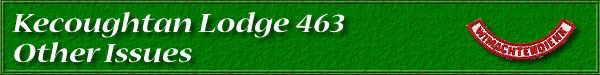Kecoughtan Lodge 463-Other Issues
