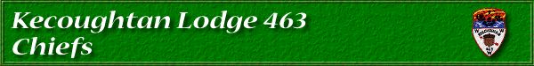 Kecoughtan Lodge 463 Chiefs