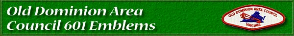 Old Dominion Area Council 601 Emblems
